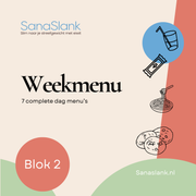 Sanaslank dieetbox Blok 2 (weekpakket)