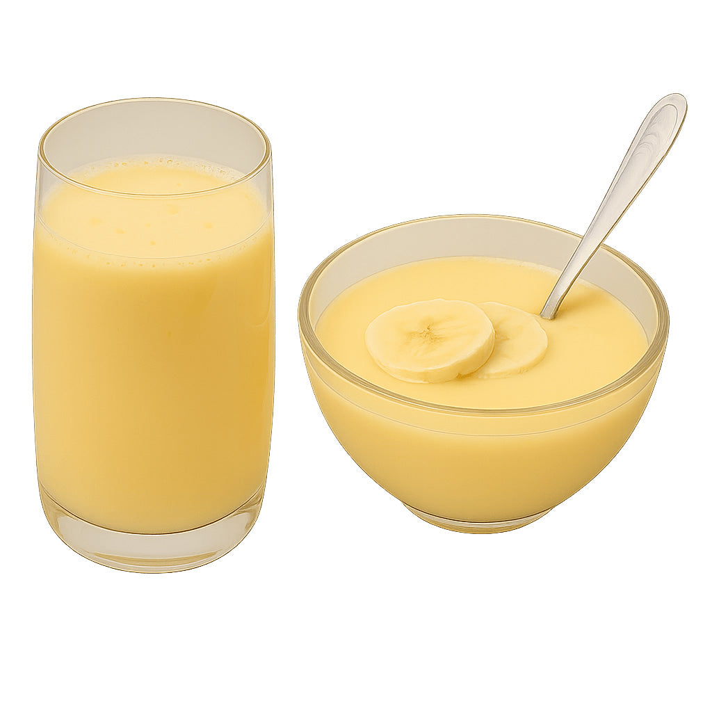 SanaSlank shake met bananensmaak glutenvrij (5 zakjes)